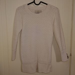 Loft white sweater, size XS